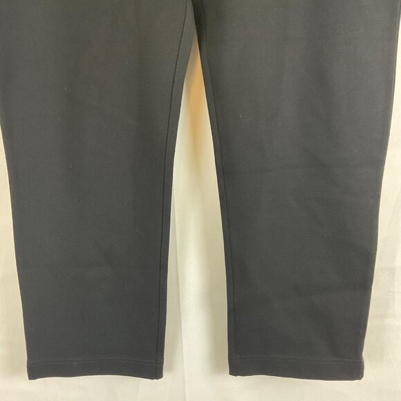 Betabrand Pants M Black Straight Leg Cropped Stretch - Picture 4 of 10